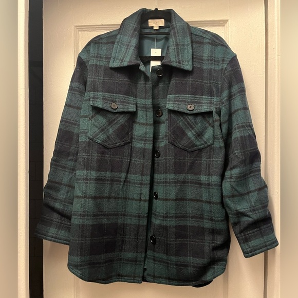 LOFT Tops - LOFT Plaid Shacket
